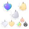 Customized Mirror Polished Hollow Paw Heart Tags Stainless Steel Pendants For DIY Personalized ID/Name/Logo/Text Jewelry
