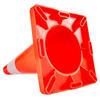12Pack 18\" Traffic Cones, Safety Road Parking Cones PVC Base, Orange Traffic Cone with Reflective Collars, Hazard Construction Cones for Home Traffic