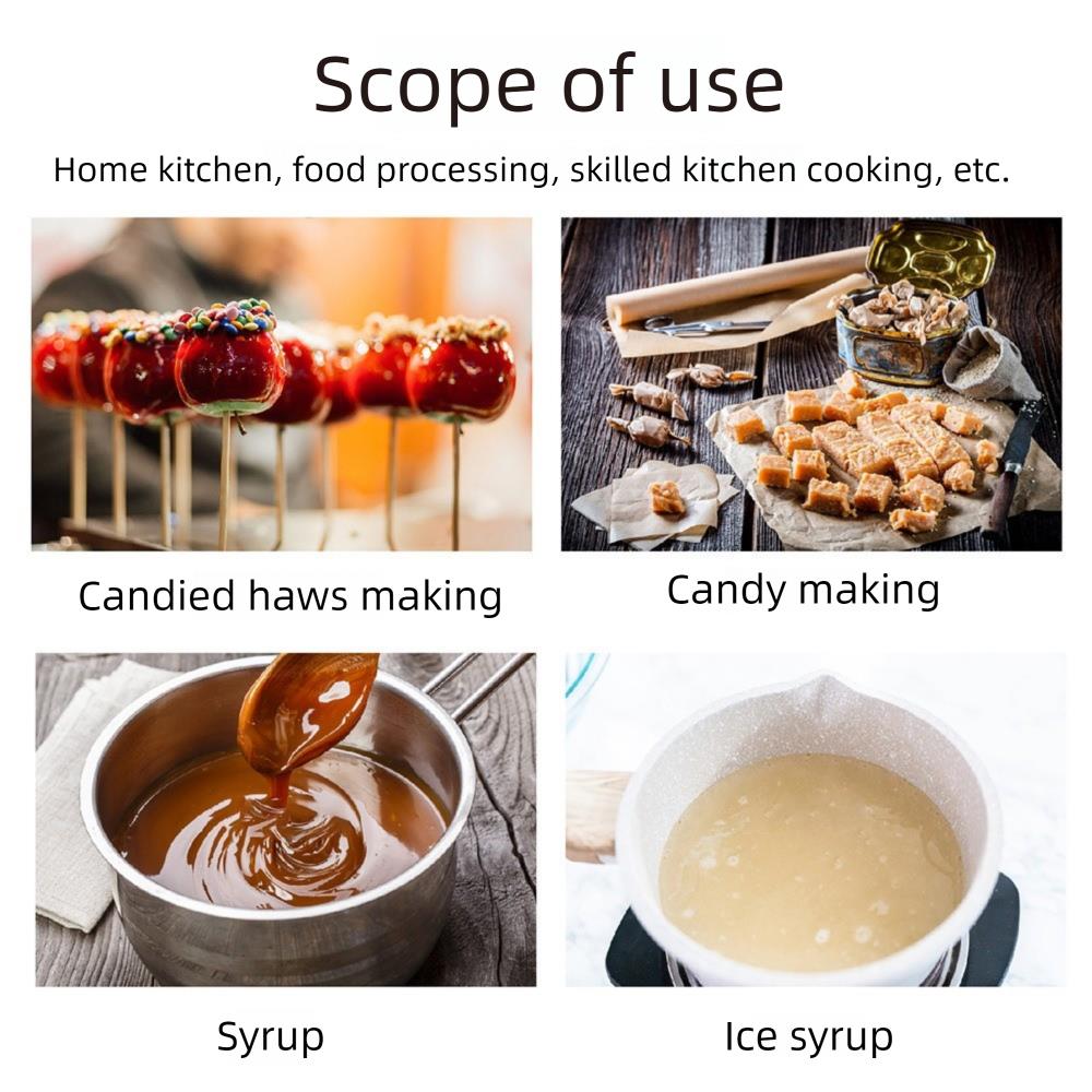 -50℃ to 300℃ Food Thermometer with Pot Clip 180° Rotating Digital Display High Accuracy Temperature Gauge with 25cm Long Probe 2