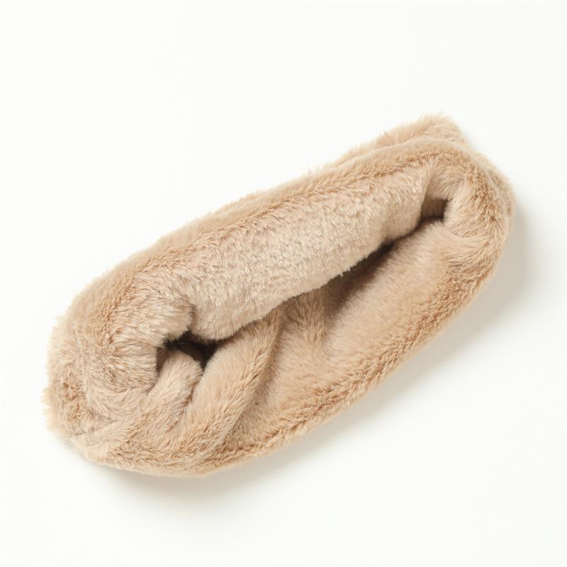 Imitation Rabbit Fur Scarf, Men'S And Women'S Warmth, Cervical Spine Pullover, Neck Cover, Versatile Solid Color Mask, Scarf