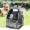 Воздухопроницаемая космическая капсула рюкзак для домашних животных из ткани Оксфорд, переноска для кошек, дорожная сумка с прозрачным чехлом, портативная для перевозки кошек и собак