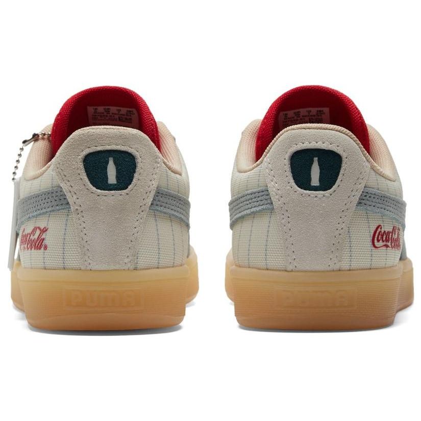 Кроссовки унисекс Coca-Cola x Puma Suede с полосками Slate Cream Ivory-Glow 387049-01