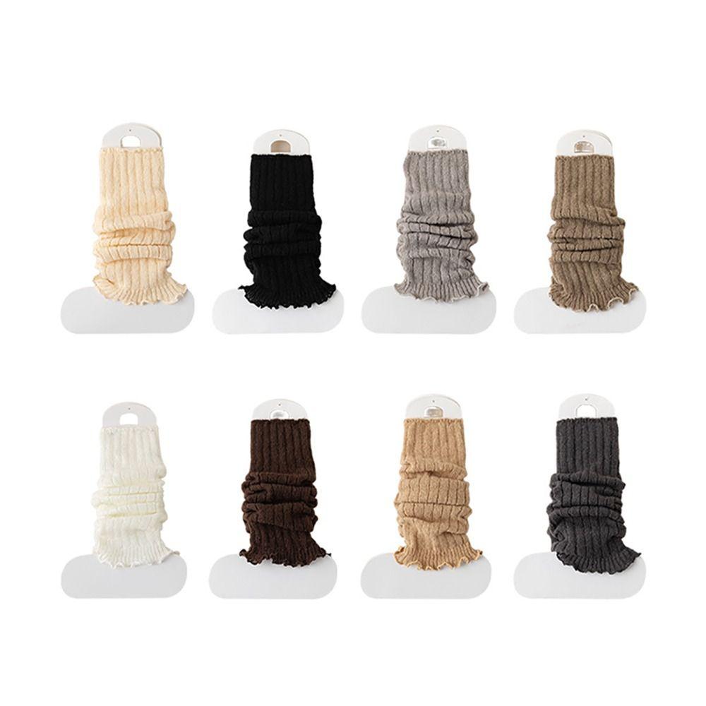 Knitting Lolitas Knitted Socks Cute Sweet Long Stockings Fashion Leg Warmers Autumn Winter