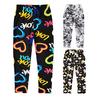 Children Pants Lovely Baby Girls Leggings Kids Pants Flower Floral Printed Elastic Long Trousers