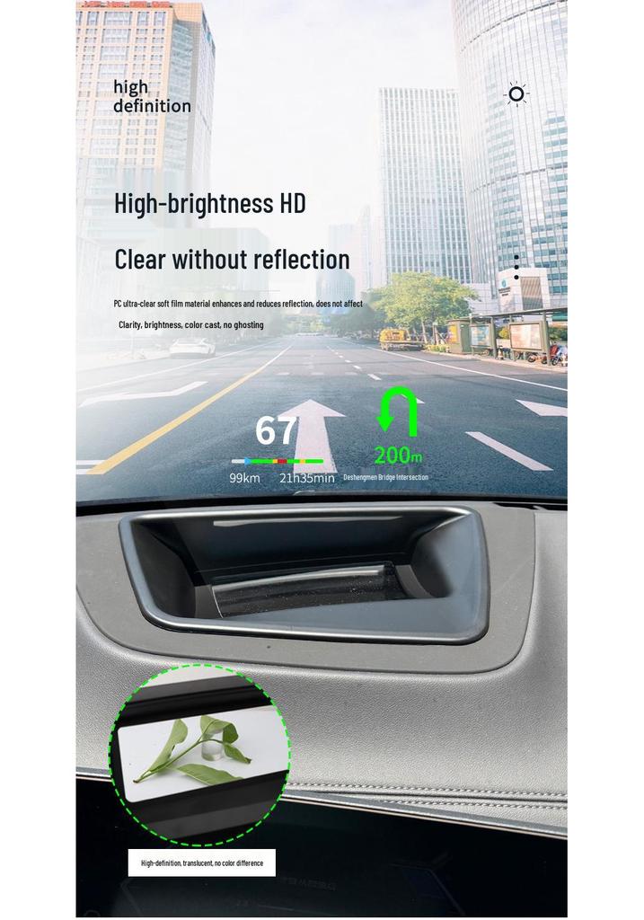 Защитная крышка для HUD-дисплея BMW X5L: Изогнутый дизайн 6D, Защита от царапин, Антибликовый салонный аксессуар.