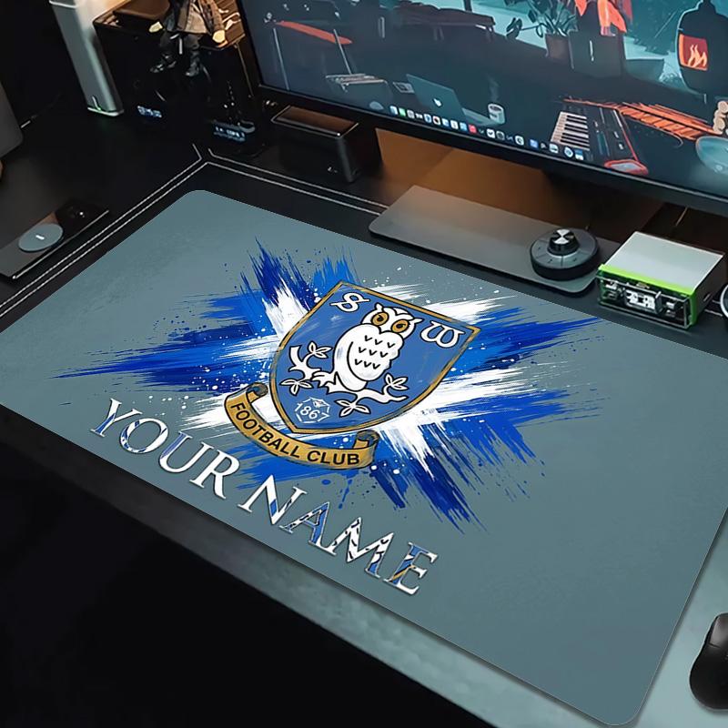 Sheffield Wednesday Football Club Print Cushion Non-slip Laptop Tablet Big Mousepad XXL Mat Mini PC Playmat With Lock edge