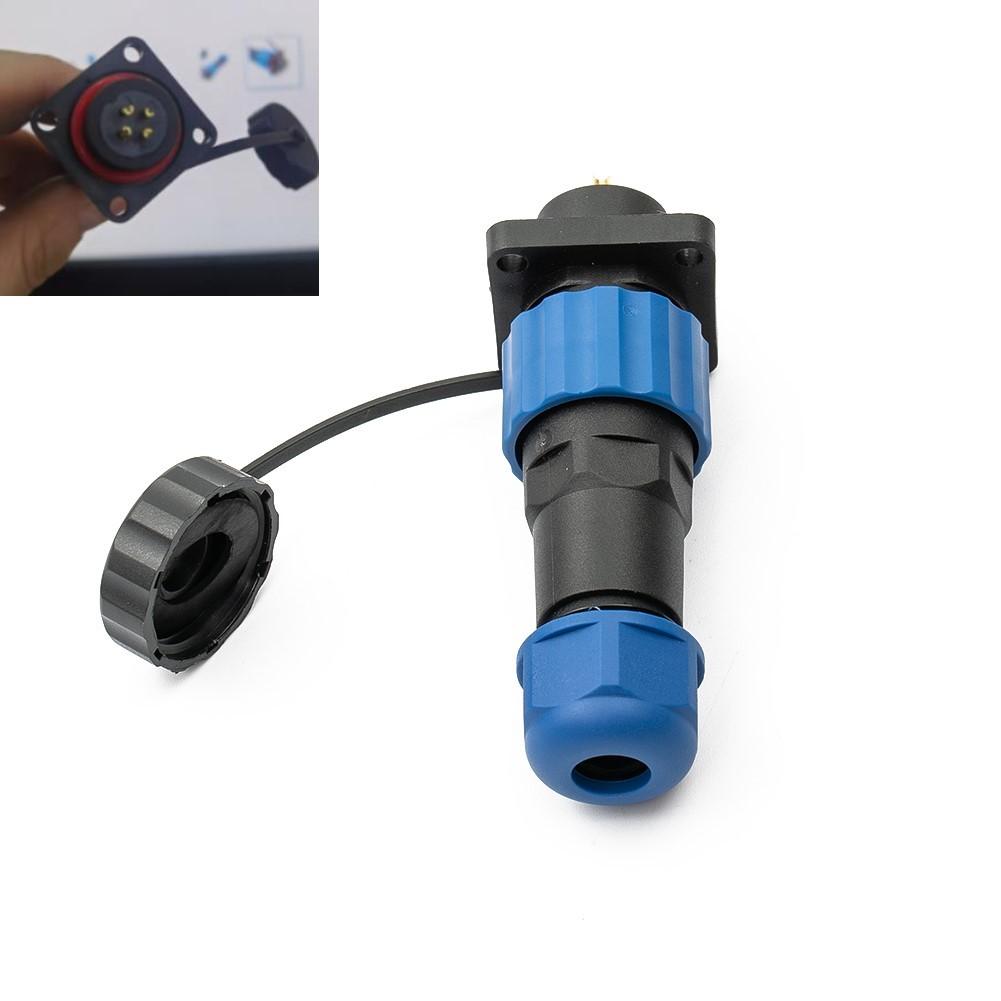 Водонепроницаемый квадратный разъем SP16 для сценического освещения и морского оборудования