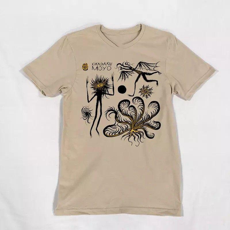 Unisex shirt Cotton Oversize Large Size Kikagaku Moyo Album Band Gift For Fan T-Shirt S-2345XL Sand Color