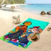 Dog Man Printed Quick Dry Beach Towel Super Absorbent Soft Lightweight Bath Towel for Pool Summer Travel