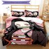 3pcs nezouko8 Design Cover Set - HD Printed Bedding with 1 Cover and 2 Pillowcases - Perfect for Home and Dorm Decor