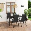 Day and Night - Day and Night Garden Dining Set 5 Pieces Black