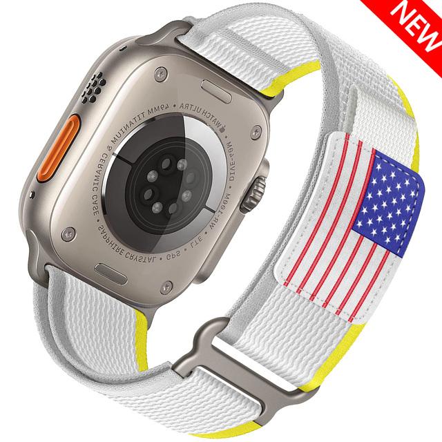 Ремешок Trail loop для Apple Watch Bands 49мм 44мм 40мм 41мм 45мм 42мм 46мм correa bracelet iWatch series 7 se 8 9 10 11 Ultra2 3