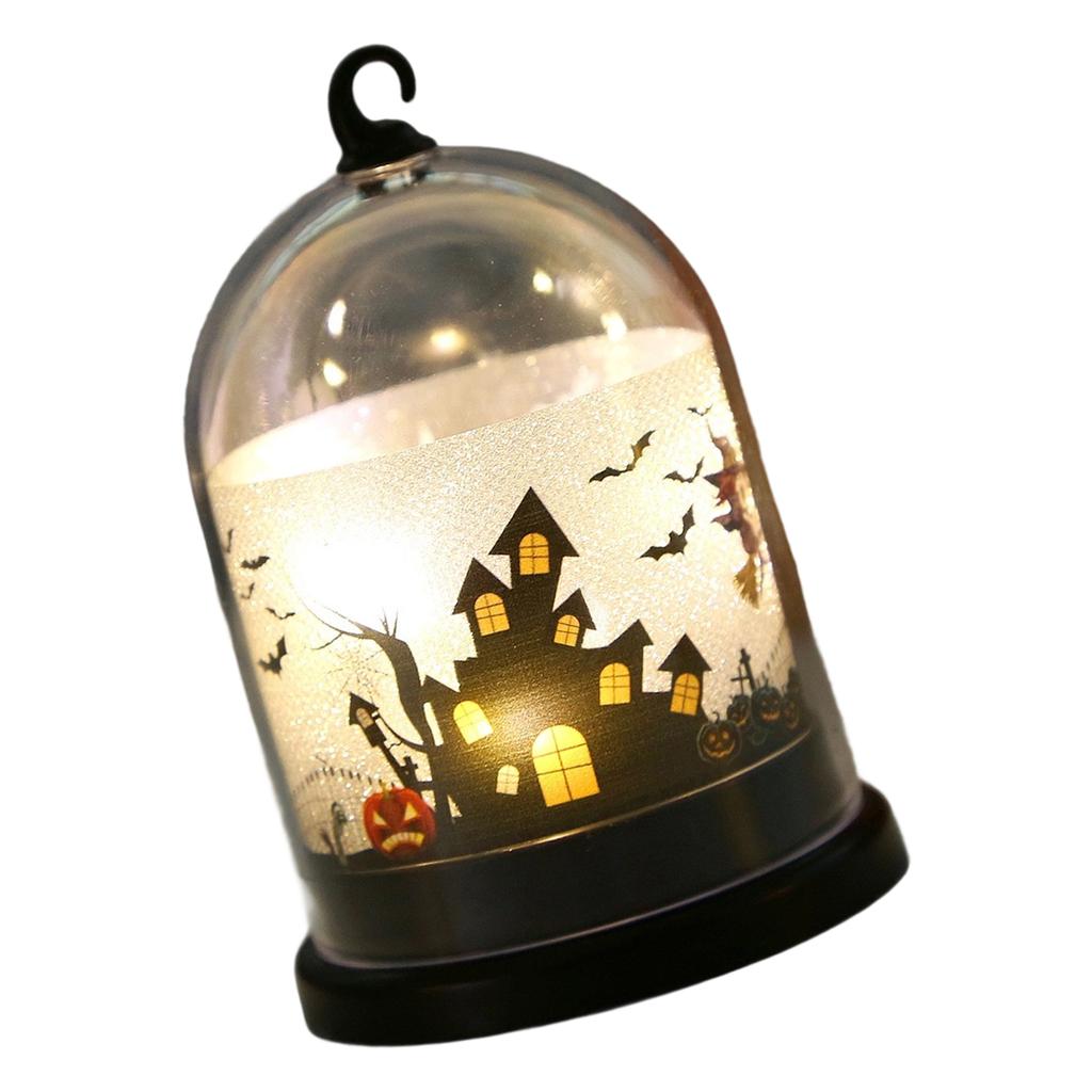 Хэллоуин Тыква Световое Украшение Питание от Батареек Прочный Пластиковый Поделка для Вечеринки Внутри Помещения На Открытом Воздухе Фестивальная Атмосфера