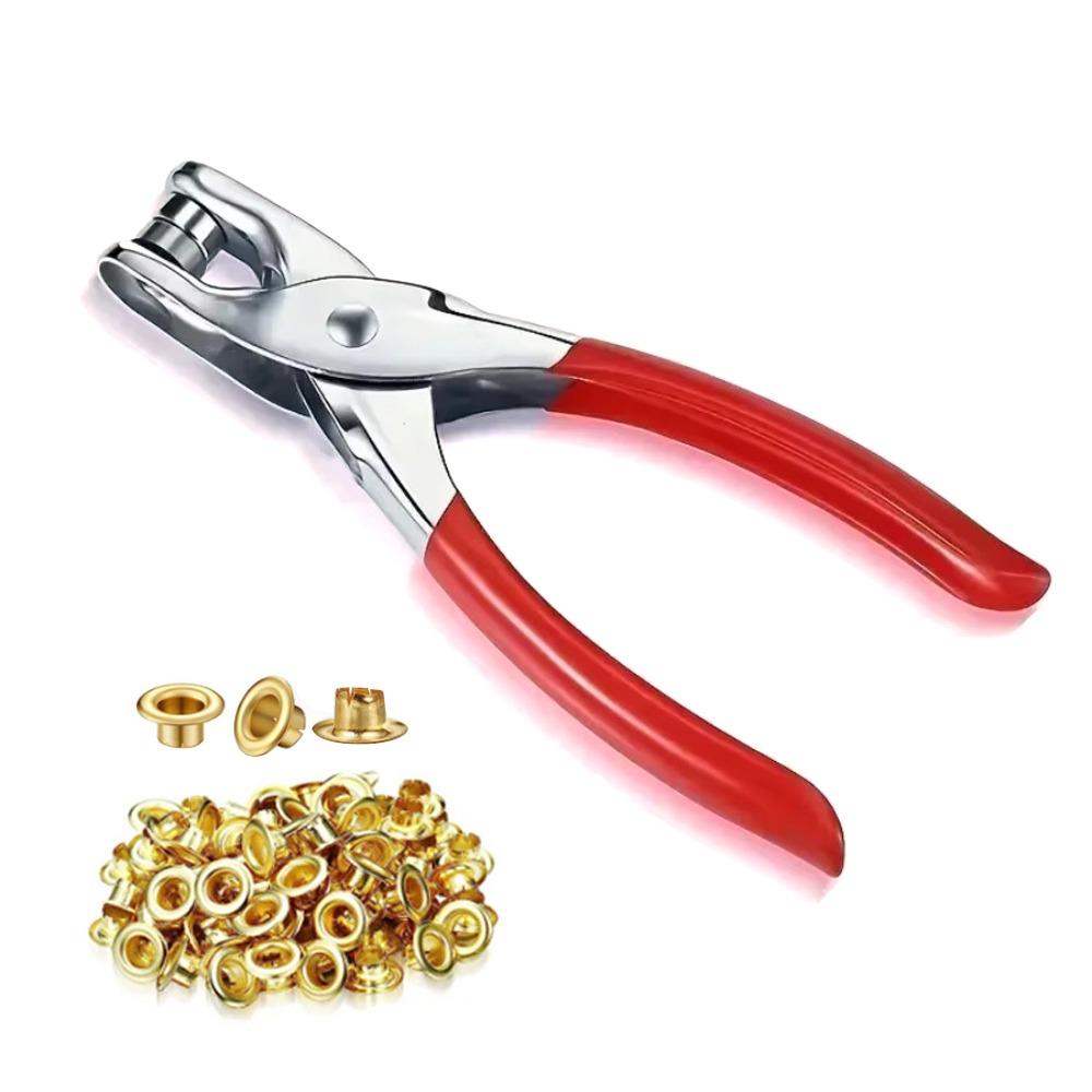 Металлические Металлические Плоскогубцы с Люверсами Пресс-Клещи НОВЫЙ Набор Плоскогубцев для Люверсов Для Кожи Ткани