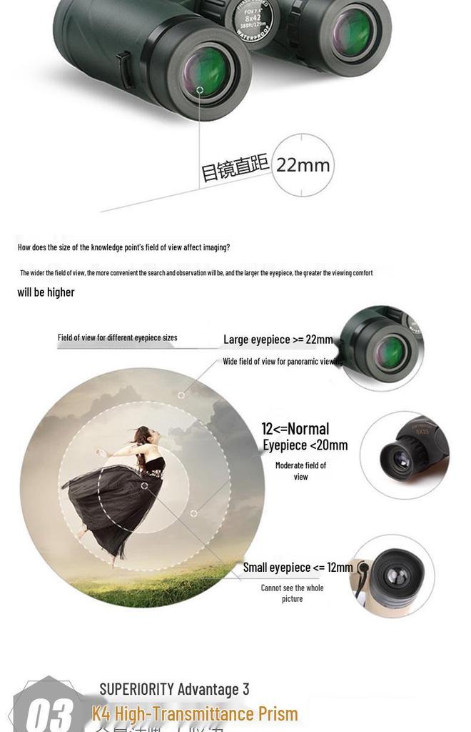 Водонепроницаемый бинокль Celestron Nature DX HD с азотным наполнением, для условий низкой освещенности, с высоким увеличением и фазово-корректирующим покрытием