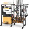Rod Fishing Rod Large Capacity Fishing Rod Special Rack for Fishing Fishing Rod Holder That Can Store 12 Fishing with Assembly for Both Outdoor and