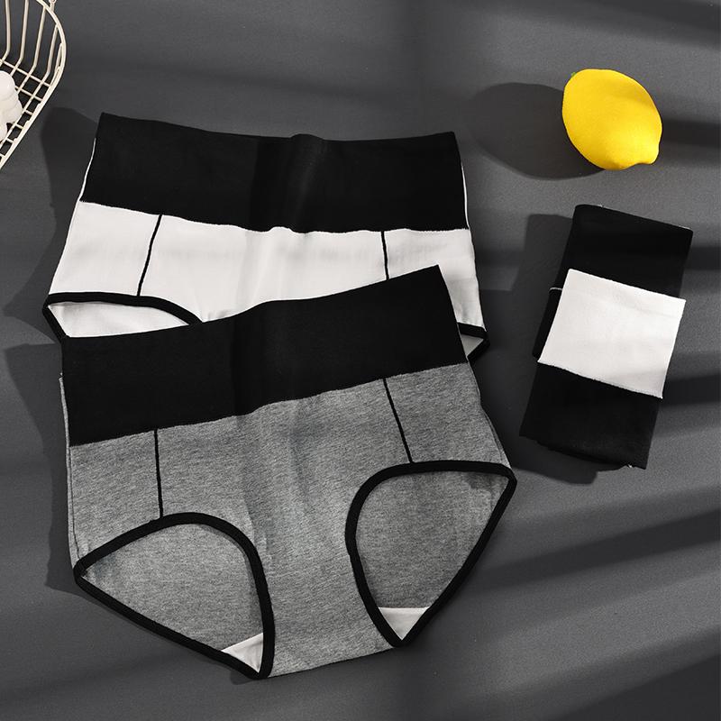 Плюс размер M-XXXL, женские хлопковые трусики с высокой талией, женское нижнее белье, бесшовные трусы, женское нижнее белье