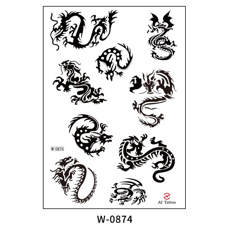 Beauty Sticker Tattoo Sticker Cartoon Cute Waterproof Tattoo Sticker Tattoo