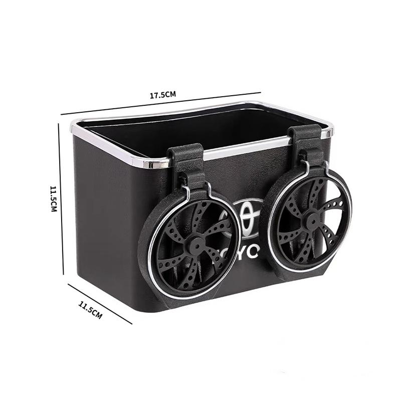 Car tissue box Car storage rack multi-functional water cup For Toyota Prius NHW20 ZVW30 ZVW40 ZVW50