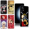 Anime One Piece Luffy Black  Phone Case For Xiaomi Redmi 7A 8A 9A 10A 11A 9C 10C 12C 13C 11 Prime A1 A2 Plus 12 4G Note 9T 12R