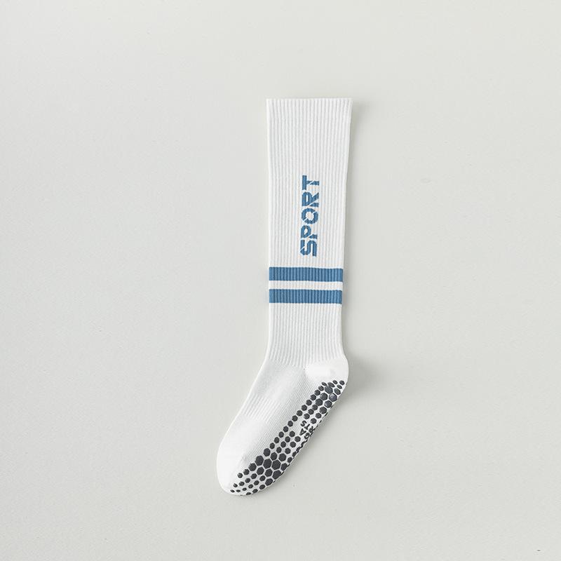 Women's Two Bar Collision Color Absorbs Sweat Breathable Deodorant Fast Dry Glue Non-slip Calf Socks