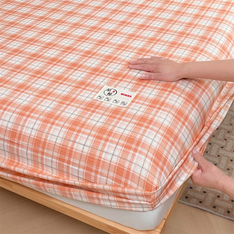 Однослойная простыня на подкладке из стираного хлопка и льна типа A Защитная простыня для матраса Simmons(Не включать наволочки)