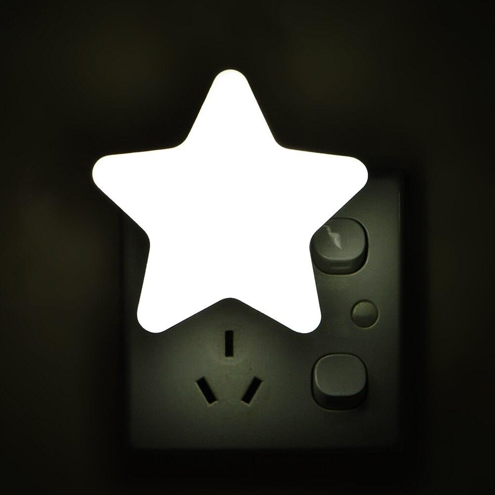Мини-звезда светодиодный ночник детский спальный светильник прикроватные лампы светодиодный датчик управления ночник