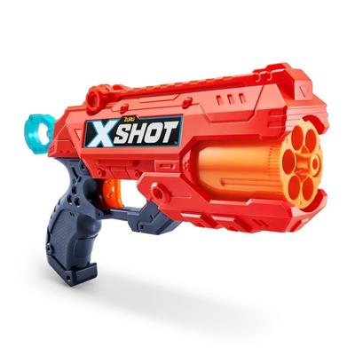 Игрушечный бластер ZURU XSHOT Excel Reflex с аутентичными поролоновыми стрелами на 6, 12 стрел, 36433, продукт.