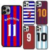 Чехол для телефона Футбольный номер 10 Для iPhone 17 Air 16 15 14 plus 11 12 13 pro max coque Оболочка Fundas
