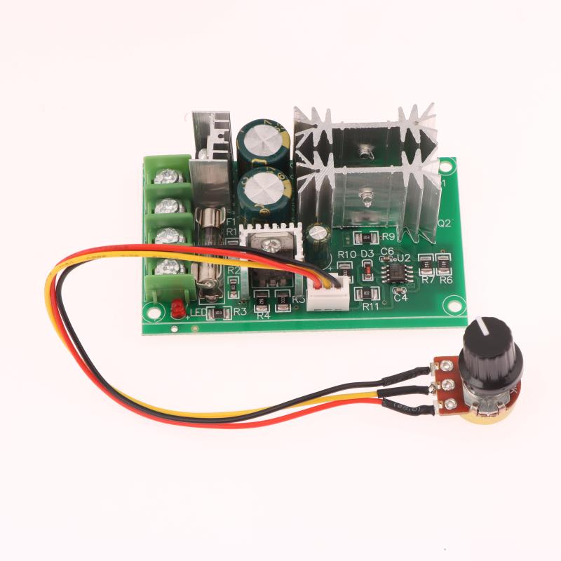 1 комплект ШИМ регулятор скорости двигателя 20А регулятор тока DC10-60В регулятор скорости двигателя постоянного тока 12В 24В 36В 48В модуль привода высокой мощности