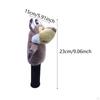 Plush Animal Golf Headcover Wood Head Cover Guard Protection for Outdoor Sports