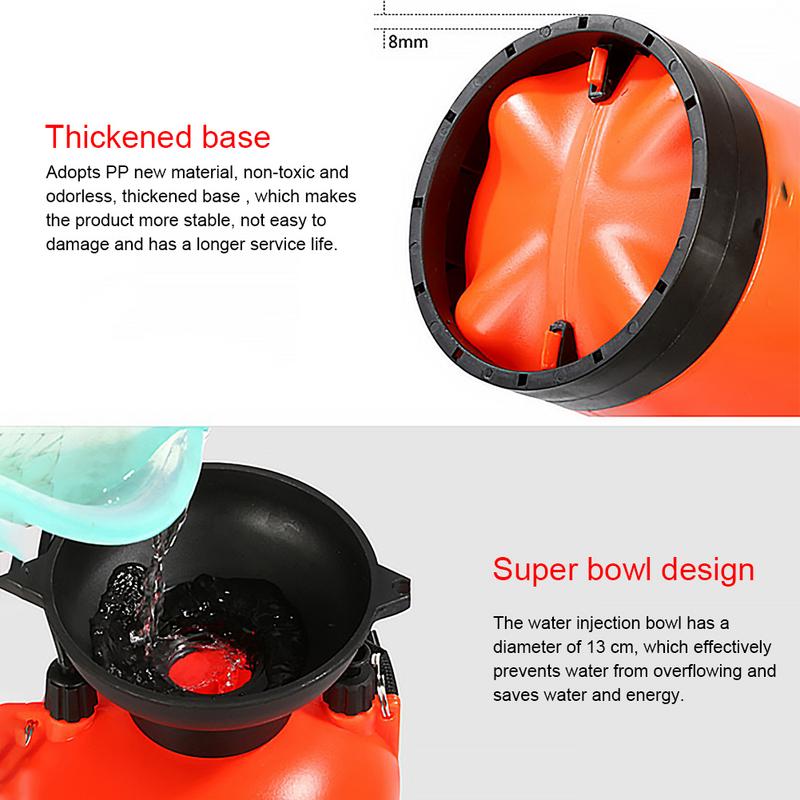 5L/8L многофункциональный инструмент для мытья автомобиля портативный уличный кемпинговый душ с 7 режимами распыления воды распылитель для мытья автомобиля