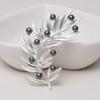 Благородная матовая брошь Ya Gold Brooch Ya Silver Brooch Temperament Clothing Accessories