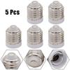 35*27mm Light Bulb Socket 5PCS Bulb Base Adapter Candelabra Convert Sockets
