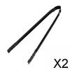 2xBBQ Tongs Firewood Heavy Duty Premium Grill Serving Tools for Outdoor Fire Place
