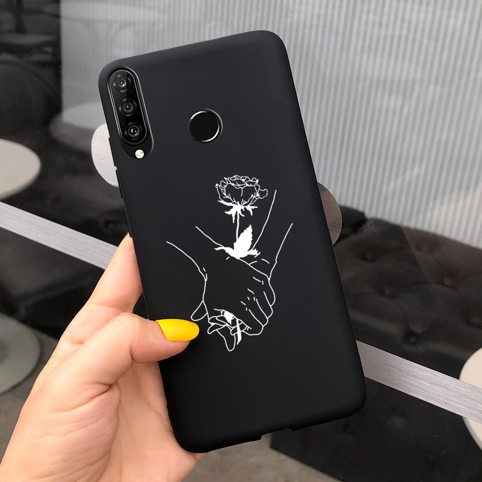 For Huawei P30 Lite Pro Case Fashion Girls Butterfly Bees Soft Fundas For Huawei P30 Pro VOG-L29 ELE-L29 P 30 Lite P30lite Coque