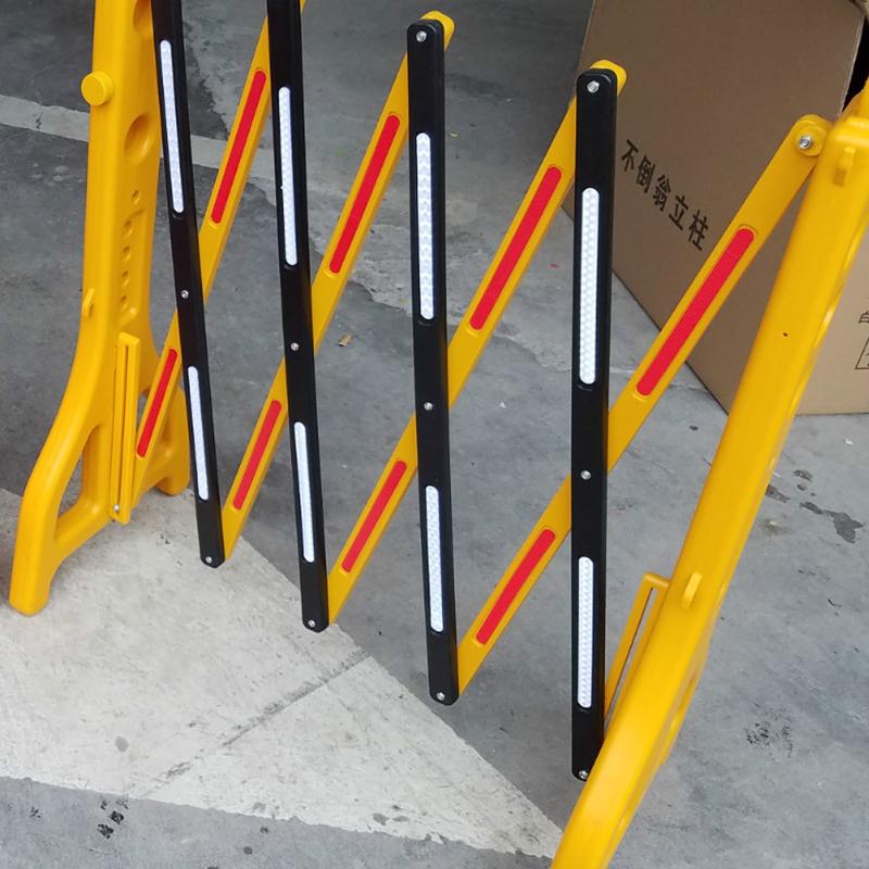 Расширяемая мобильная баррикада пластиковое дорожное ограждение защитный барьер ворота для изоляции дороги