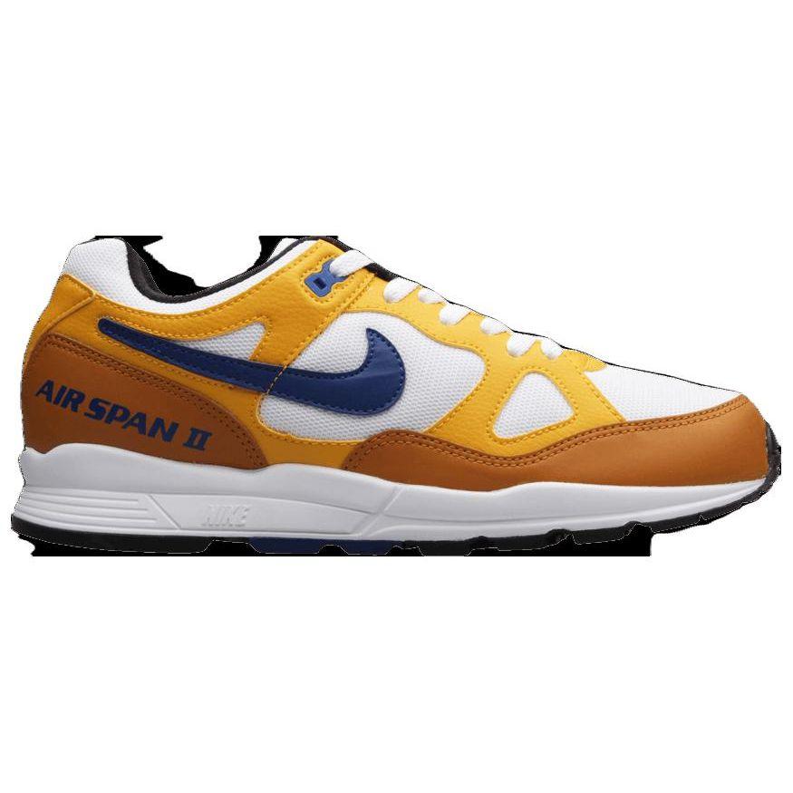 Nike Air Span 2 Yellow Ochre Men Sneakers Desert-Ochre-White-Indigo-Force AH8047-700