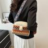 Ethnic Style and Personalized Trendy Women's Bag In Spring New Style Fashionable  Simple  Large Capacity Retro One-shoulder Crossbody Small Square Bag