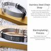 Adjustment Family Friendship Bracelet Net Band Stainless Steel Bracelet  for Men and Women