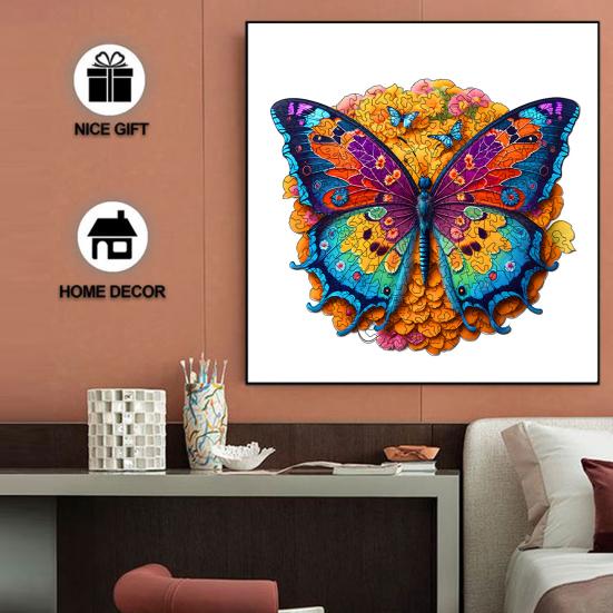 1 набор деревянных пазлов в форме животных, нестандартная головоломка, обучающая игра-головоломка «Лес»