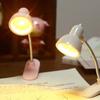 Cute Night Lamps Table Lamps With Clip Eye Protection LED Lamps Portable Adjustable Warm Lights Women