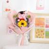 Lovely Bear Graduation Bouquet Bear Animal Bouquet Decoration Wedding Party Decor Valentine's Day