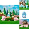 Delightful Resin Dinosaur Desk Decoration Fun Cartoon Animal Figurine