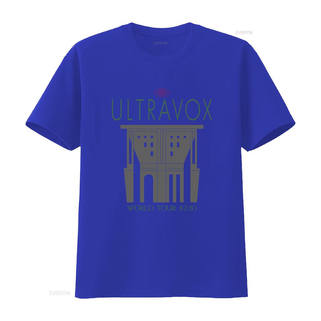 Vintage 1982 1983 Ultravox World Tour Concert T Shirt Heather Gray M L 80s New Wave Synthpop Band Merch vintage Washed homme