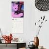Кошачий настенный календарь 2025 года, ежемесячный планировщик на тему кошек, домашний офис, органайзер для любителей кошек