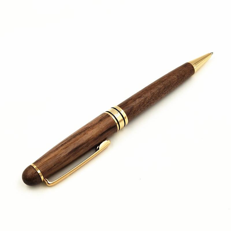 Promotional Gifts Custom Logo Printed Ball Point Pen With Wood Case Maple Ballpoint Pen Sets