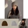Stylish Warm Knitted Hat For Women Comfortable Cotton Beanie In Multiple Colors