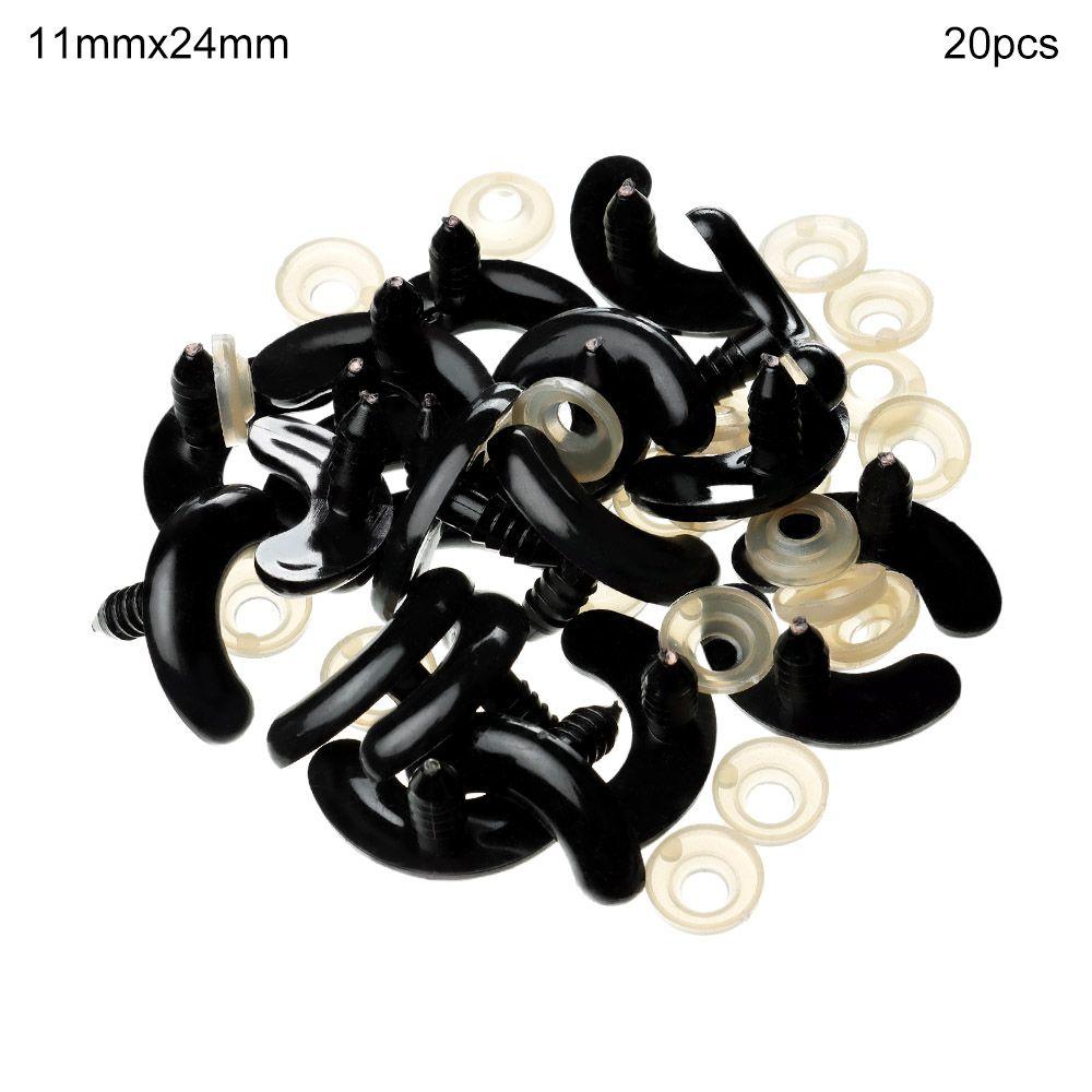 Plastic Stuffed Toys Parts Dolls DIY Tools Eyes Crafts Thread Eyes Nose Puppet Crystal Eye