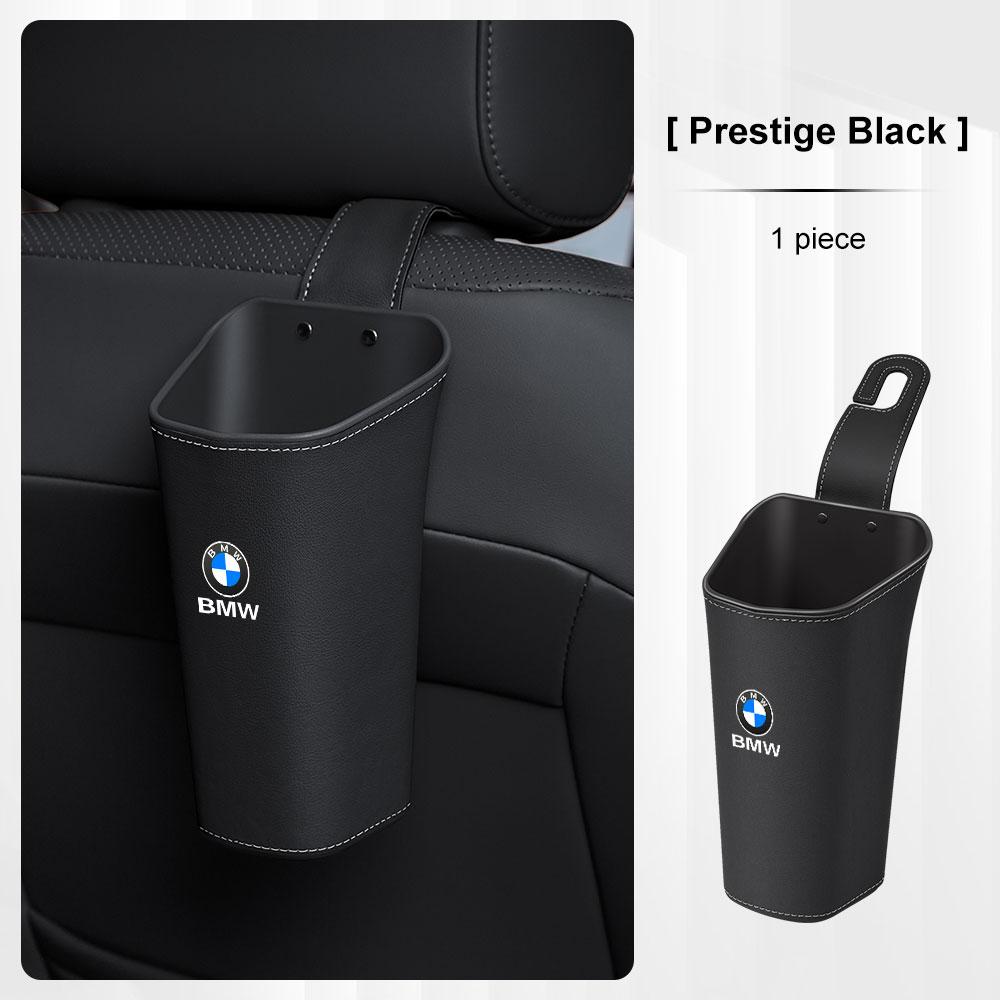 Car Door Storage Box For BMW M M1 M3 M5 E90 E60 E39 F30 F10 E87 G30 G20 X1 X3 X5 Hanger Cup Holder Waterproof Leather Trash Can EN0
